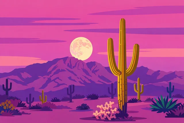 Torebka biodrowa MIDI | ciemny zielony kaktus
